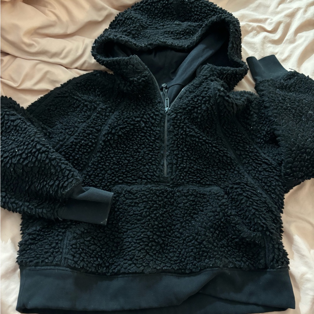 Lululemon Scuba Hoodie Sherpa (Black) (XS/S)